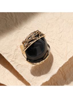 Sohi - Women Metallic Eye Statement Ring