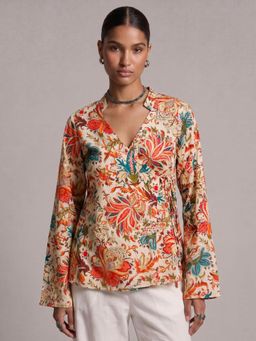 NISHORAMA - Vana Criss Cross Printed Tunic