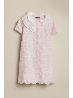 Allen Solly - Pink Polyester Half Sleeves Dress