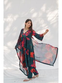 ETAR - Jade Kurta with Pant and Dupatta (Set of 3)