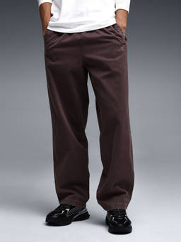 Puma - Brown Future Archive Relaxed Washed Twill Trackpant