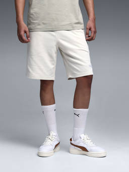 Puma - White No. 1 Logo Shorts
