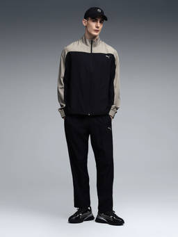 Puma - Black Essentials Sweat-Wicking Woven Tracksuit