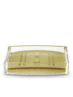 Freelance - Sparkle Acrylic Soap Stand Case Holder Dish Gold