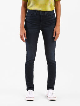 Levi's - Women's 311 Blue Mid Rise Skinny Jeans