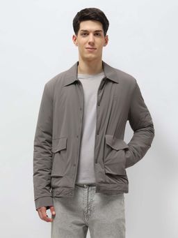 U.S. POLO ASSN. - Grey Collar Neck Bomber Jacket