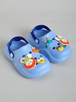 Hopscotch - Charm Pop Clogs-Blue