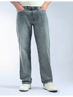 Flying Machine - Blue Cotton Straight Fit Jeans