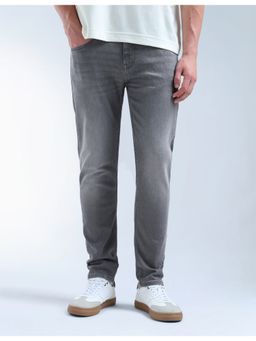 Flying Machine - Grey Cotton Slim Fit Jeans