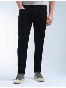 Flying Machine - Black Cotton Slim Fit Jeans