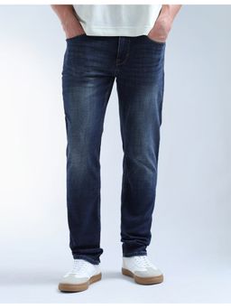 Flying Machine - Blue Cotton Slim Fit Jeans