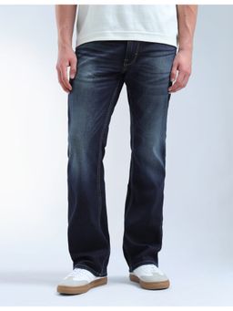 Flying Machine - Blue Cotton Straight Fit Jeans