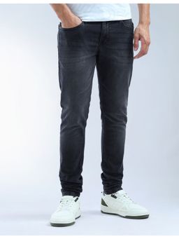 Flying Machine - Black Cotton Slim Fit Jeans
