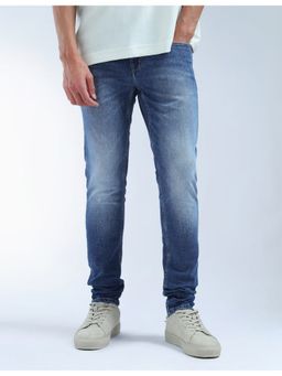 Flying Machine - Blue Cotton Slim Fit Jeans