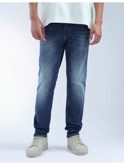 Flying Machine - Blue Cotton Slim Fit Jeans