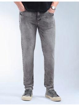 Flying Machine - Grey Cotton Slim Fit Jeans