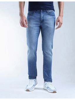 Flying Machine - Blue Cotton Slim Fit Jeans