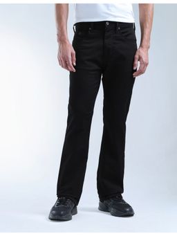 Flying Machine - Black Cotton Slim Fit Jeans