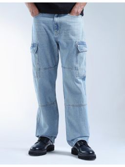 Flying Machine - Blue Cotton Slim Fit Jeans
