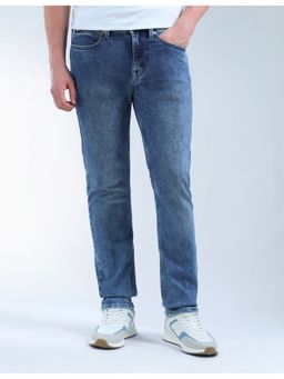 Flying Machine - Blue Cotton Slim Fit Jeans