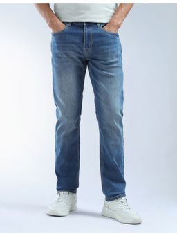 Flying Machine - Blue Cotton Slim Fit Jeans