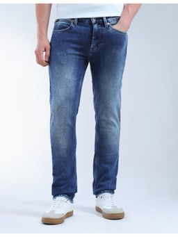 Flying Machine - Blue Cotton Slim Fit Jeans