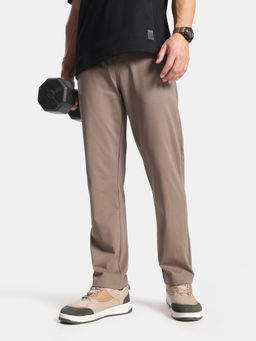 Jockey - SP27 Men Super Combed Cotton Active Wear Trackpants - Dark Khaki