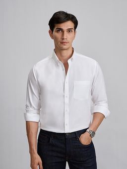 KINGDOM OF WHITE - Replay - Grainy Oxford Buttondown Collar Shirt