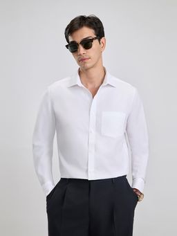 KINGDOM OF WHITE - Pristine Regular Fit White Shirt