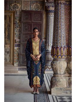 KALISTA - Blue Saisha Kaftan Dress