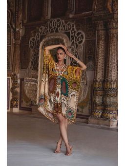 KALISTA - Yellow Niyama Kaftan Dress