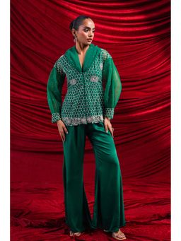 Nidhi Gupta Designs - Fiza Green Co-Ord (Set of 2)