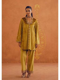 Inej - Zeba Mustard A Line Co-Ord (Set of 2)