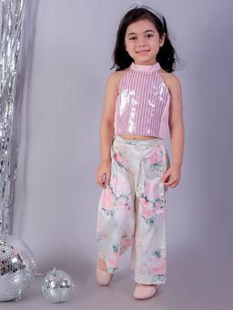 Lil Drama - Razzle Dazzle Girls Pink Party Co-Ord (Set of 2)