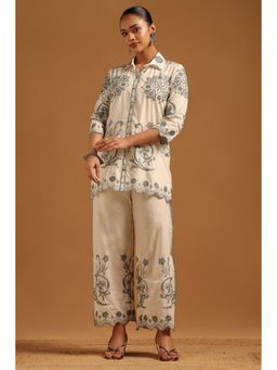 Soch - Green Embroidery Co-Ord Set