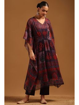 Soch - Purple Kaftan with Pant and Inner