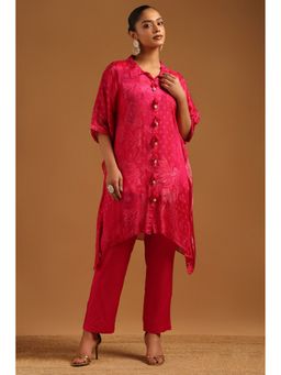 Soch - Pink Chinon Kaftan with Pant and Inner