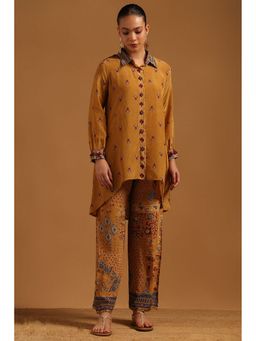 Soch - Mustard Crepe Co-Ord's Set