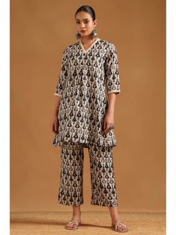 Soch - Beige Polyester Co-Ord's Set