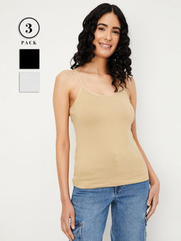 max - Women Solid Camisole - (Pack of 3)