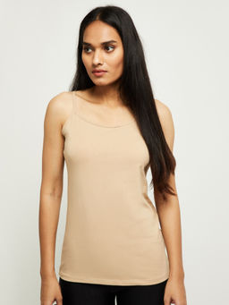 max - Solid Beige Camisole