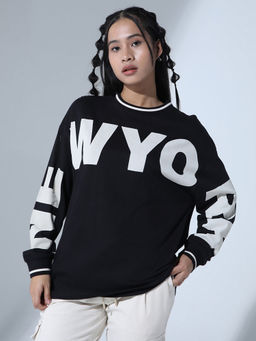 Hubberholme - Typography Printed Relaxed Fit Pure Cotton T-shirt