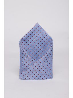 Modarta By Kamakshi - Men Blue Printed Pocket Square