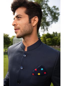 Modarta By Kamakshi - Men Polka Dots Pocket Square