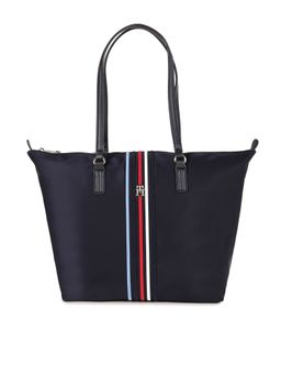Tommy Hilfiger - Logo Blue Nylon Tote Bag