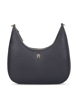 Tommy Hilfiger - Solid Blue Polyester Hobo Bag