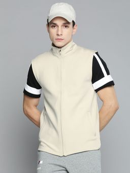 Alcis - Men Cream-coloured Solid Jacket