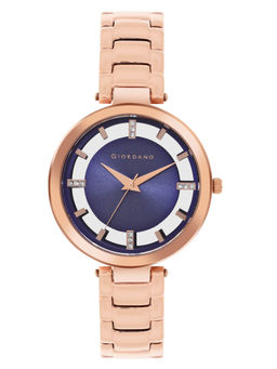 Giordano - Women Blue Analog See Through Wrist Watch - Gd4207