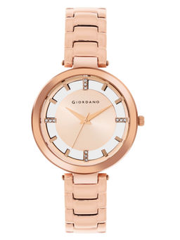 Giordano - Women Rose Gold Analog See Through Wrist Watch - Gd4207