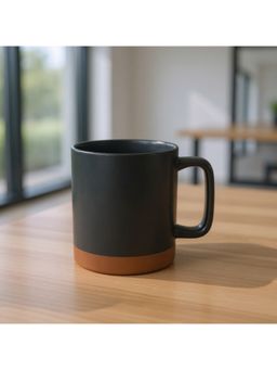 Nertz - Grey Earth Bottom Ceramic Coffee Mug 520 ML